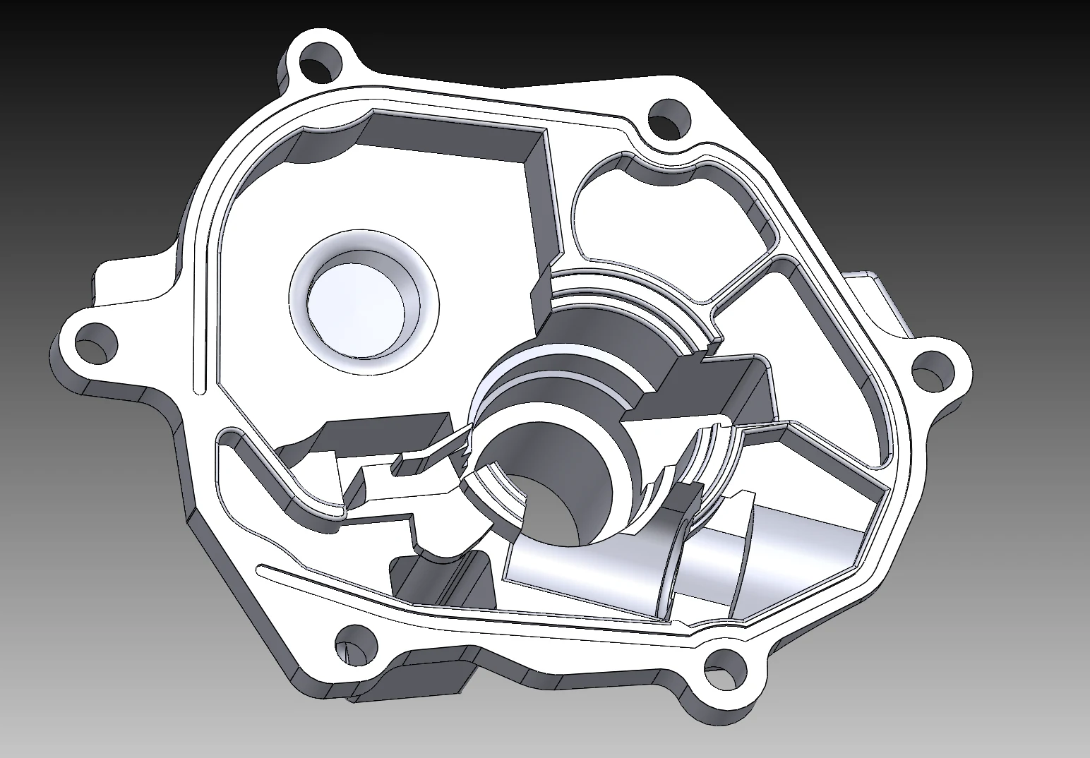 Additional Mechanical housing reconstruction view
